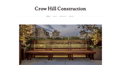 Desktop Screenshot of crowhillconstruction.com